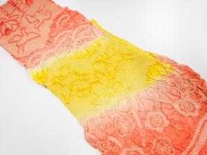 正絹　絞り　振袖用帯揚げ